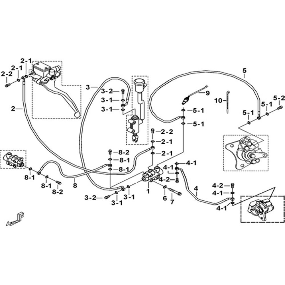 REAR BRAKE ASSY