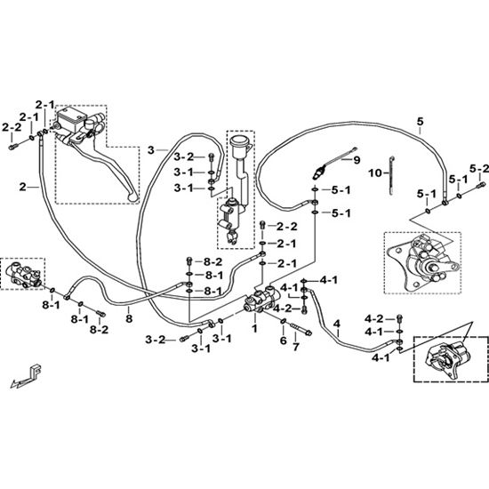 REAR BRAKE ASSY