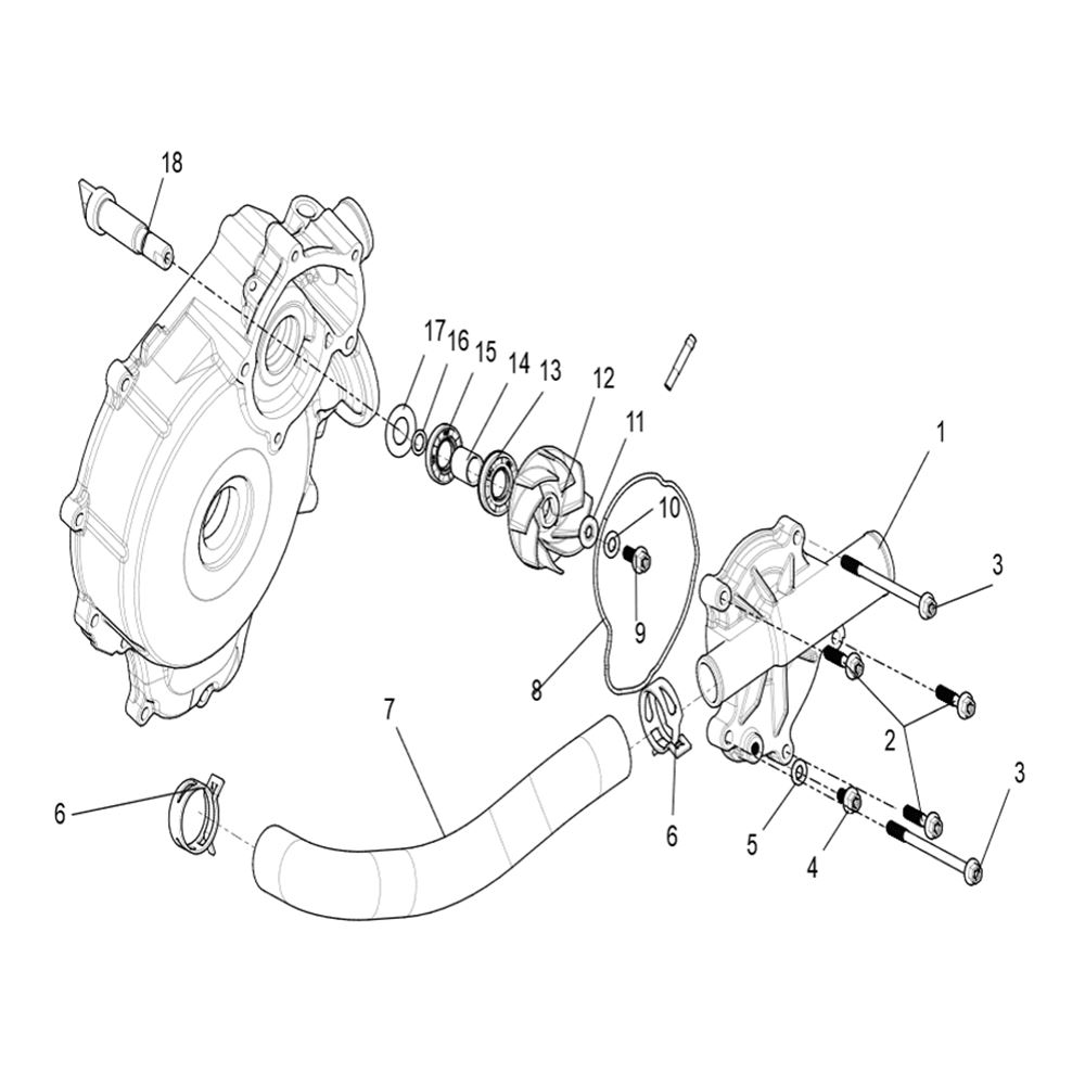 WATER PUMP ASSEMBLY