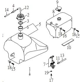 Fuel & Oil Tank