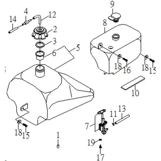 FUEL & OIL TANK