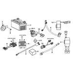 BATTERY. HORN. RELAYS. RECTIFIER