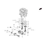 CRANKSHAFT ROD AND PISTON AT10