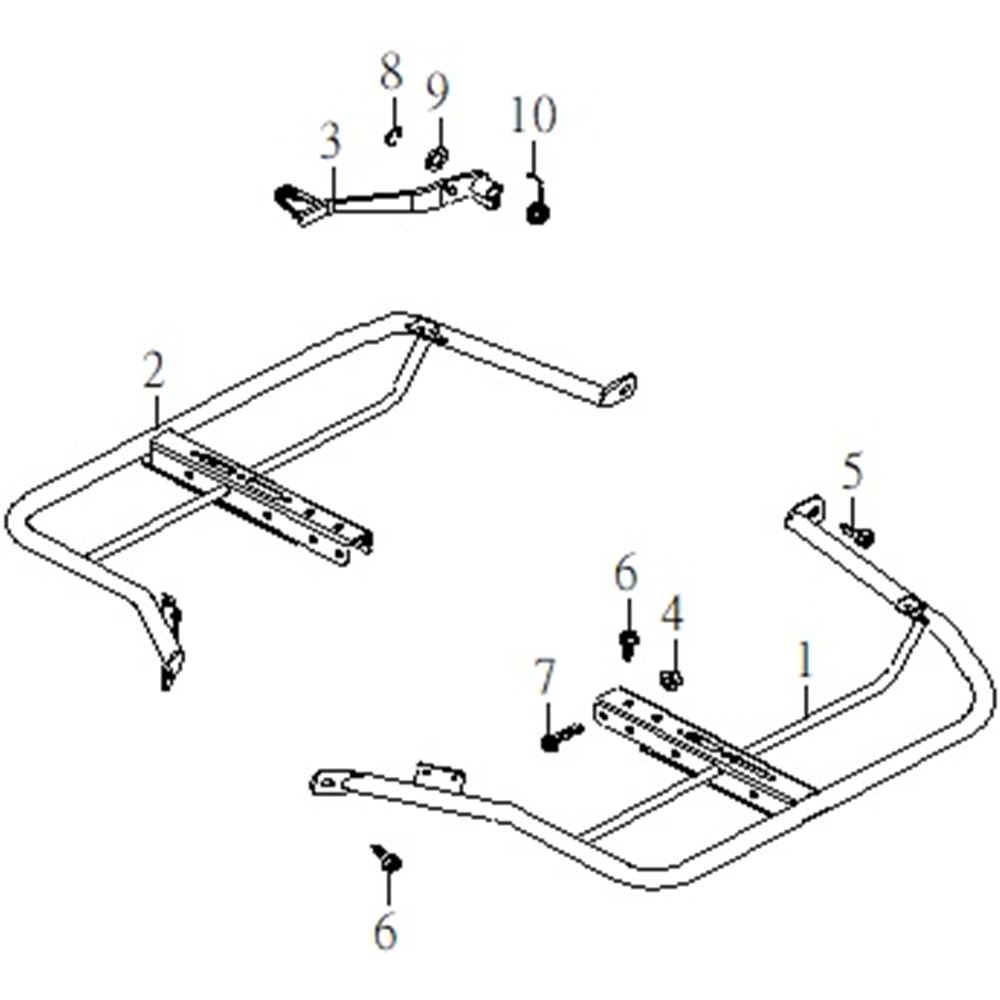 FOOTREST & BRAKE PEDAL