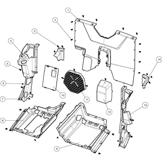 REAR PANEL OF COCKPIT
