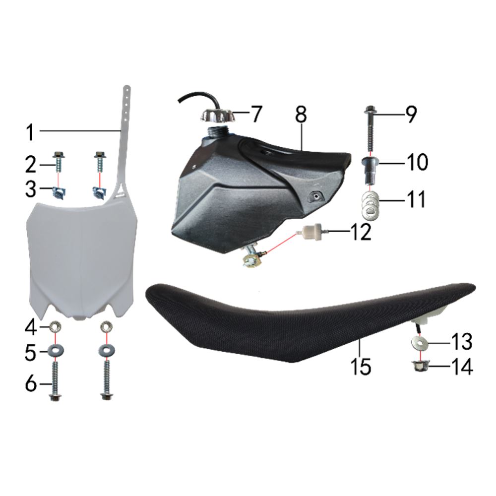 SEAT & FUEL TANK