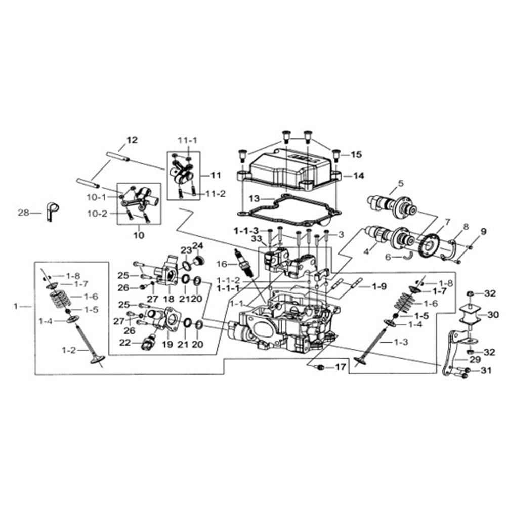 HEAD ASSY, CYLINDER(1)