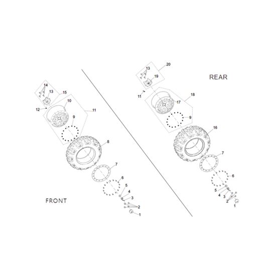 BEADLOCK RIM EU 27 Inch