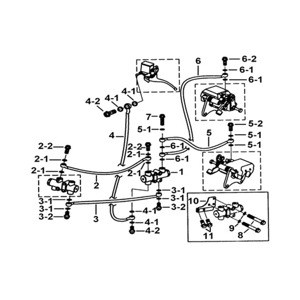 REAR BRAKE DISTRIBUTOR