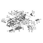 FRAME (FOR ←007984 AND W- EVOR ABSORBER)
