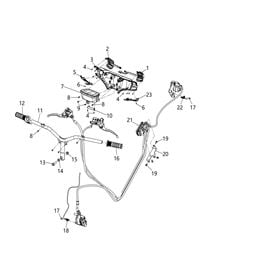 STEERING BAR REAR SHELL