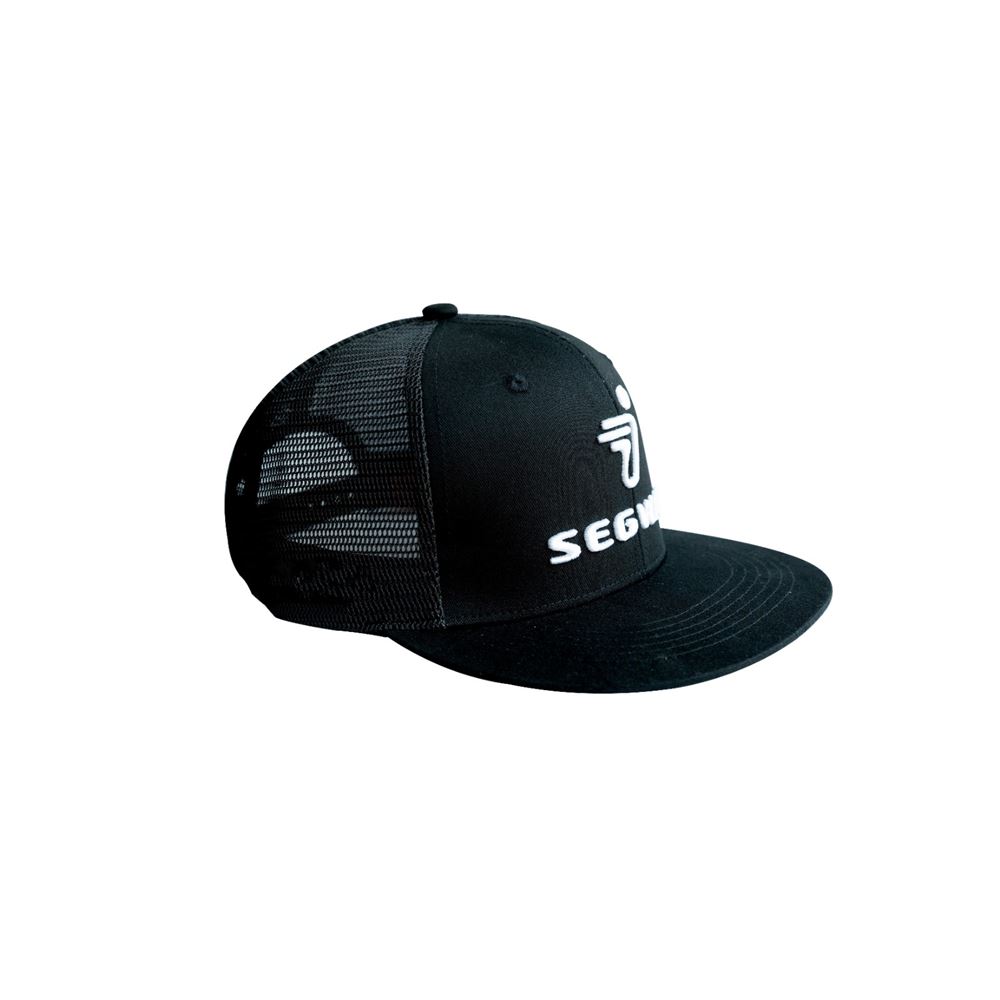 Black Flat Brim Mesh Ca