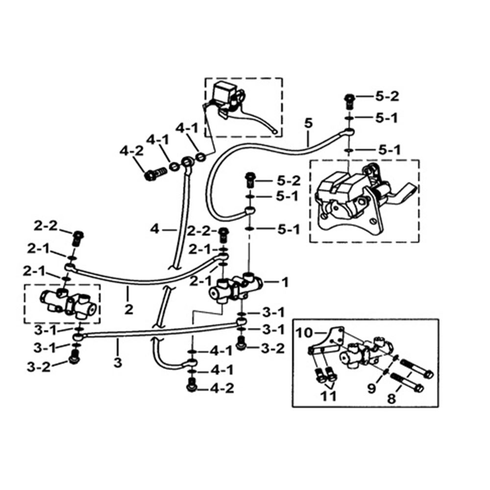 REAR BRAKE DISTRIBUTOR