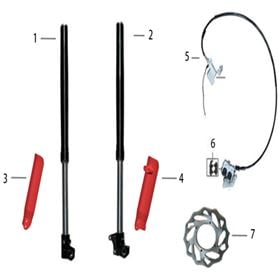 FRONT SUSPENSION & FRONT DISC