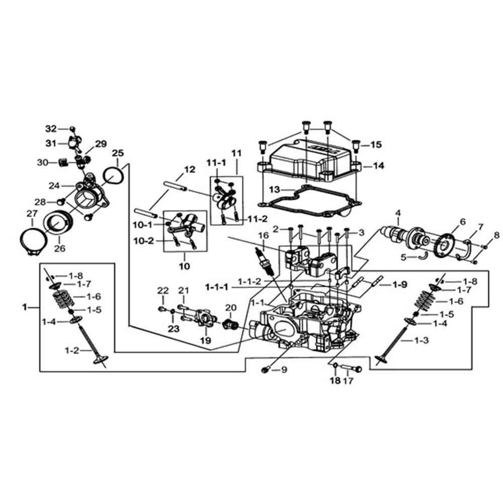 HEAD ASSY, CYLINDER