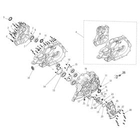 GEARBOX COMBINATION (WITH DIFF)
