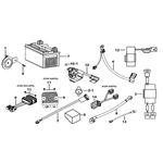 BATTERY. HORN. RELAYS. RECTIFIER