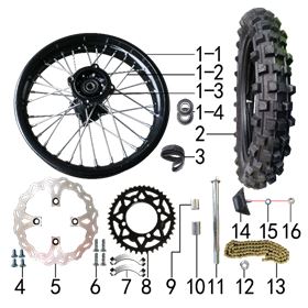 REAR WHEEL ASSY