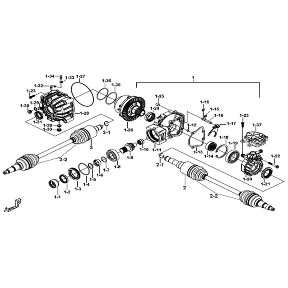 REAR DIFFERENTIAL ASSY