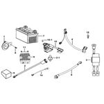 BATTERY、HORN、RELAY、RECTIFIER