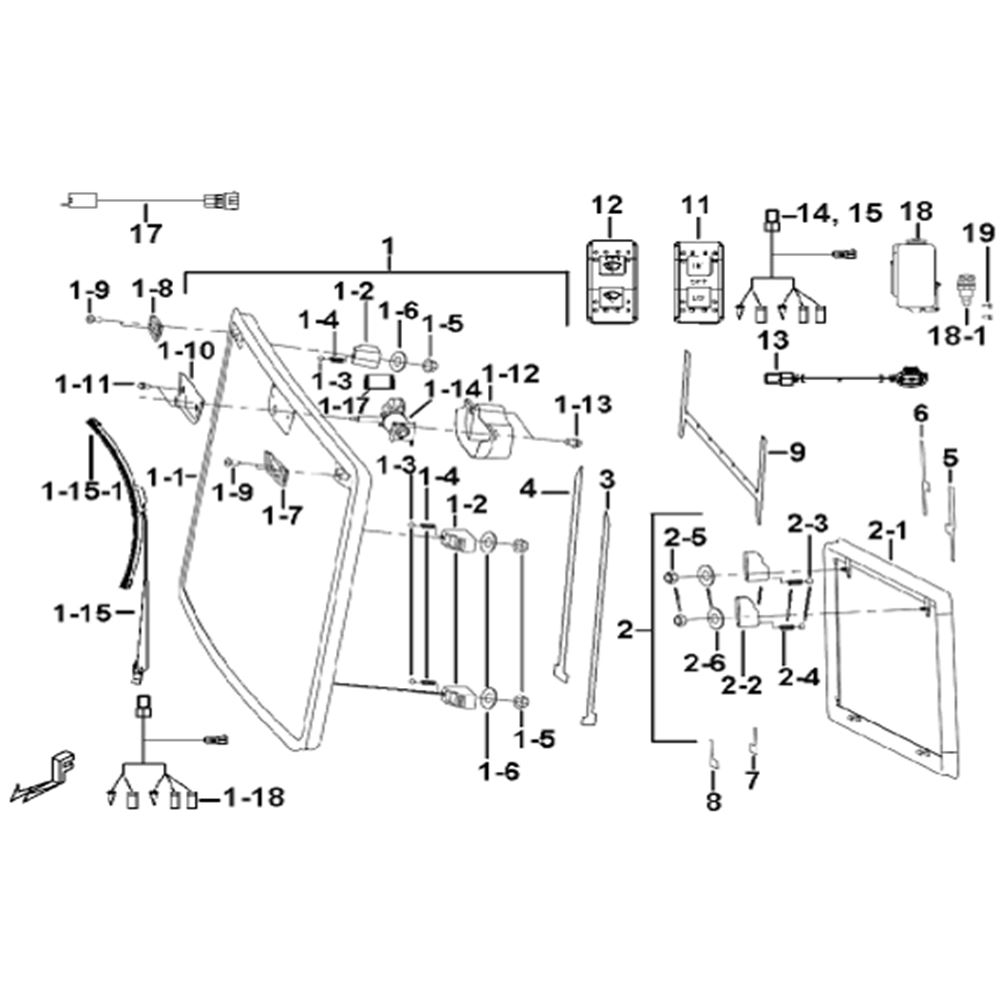 WINDSHIELD、WIPER ASSEMBLY (OPTION)