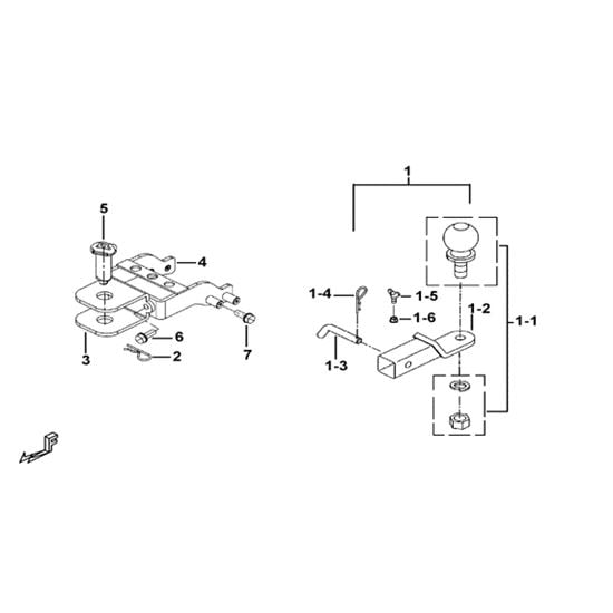 TRAILER HITCH ASSY.(OPTION)
