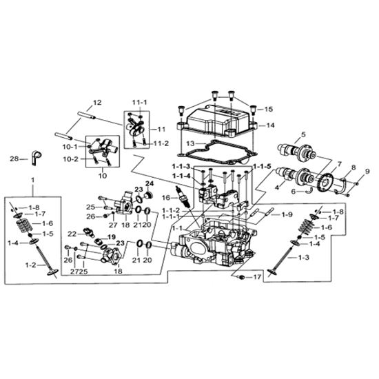 HEAD ASSY, CYLINDER (1)