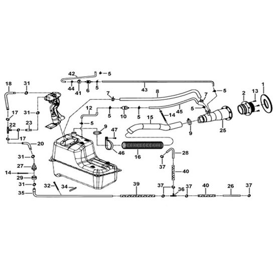 FUEL TANK ATTACHMENT