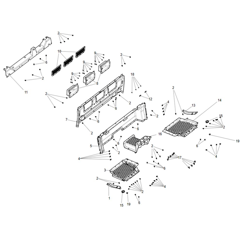 FIRST ROW PLASTIC PARTS