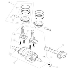 CRANKSHAFT CONNECTION ROD & PISTON ASSY