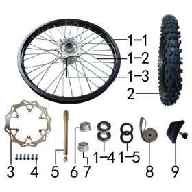 FRONT WHEEL ASSY