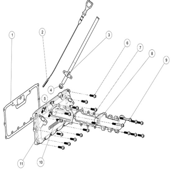 UPPER CRANKCASE COVER ASSEMBLY