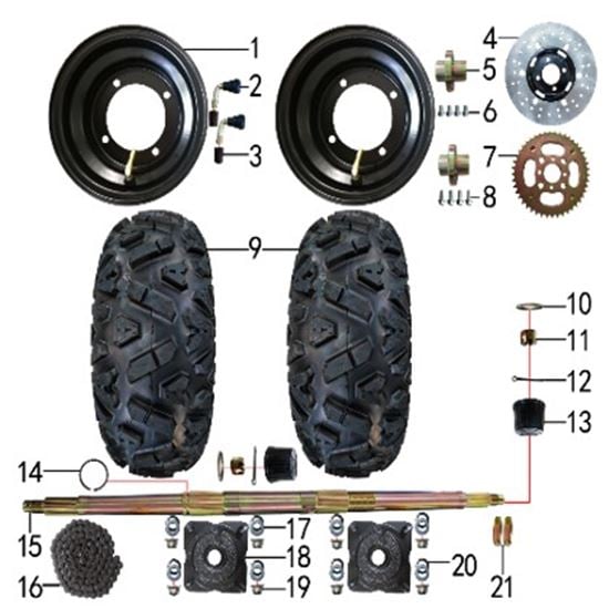 Rear Driving System
