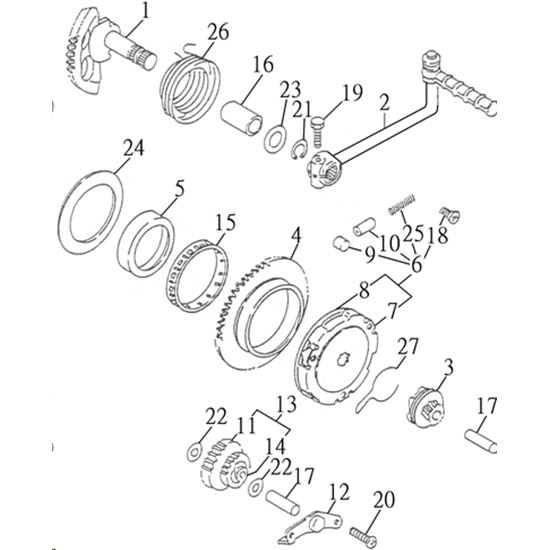 STARTER CLUTCH & KICKSTART