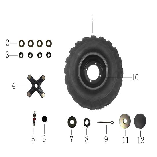 REAR WHEELS