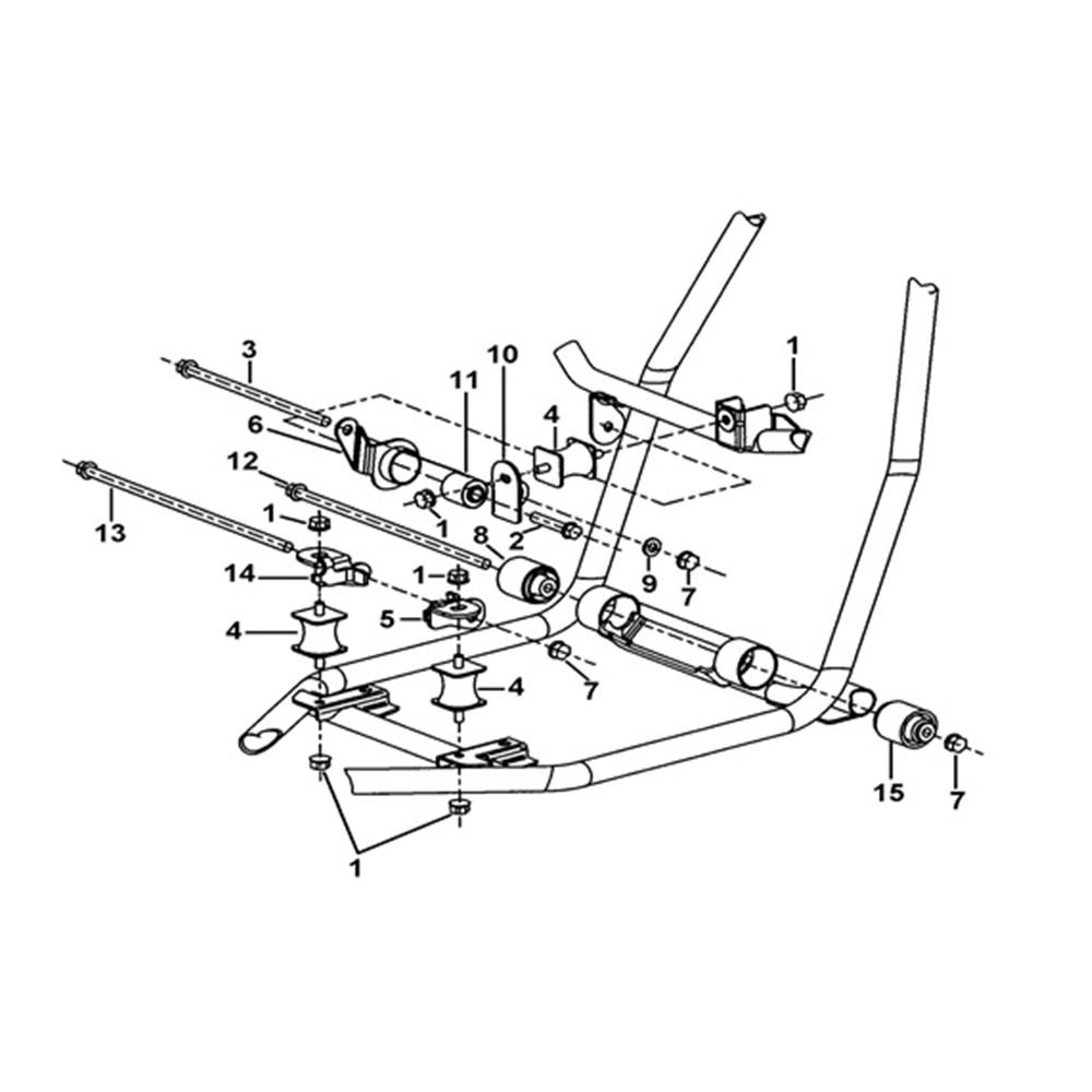 ENGINE MOUNTS - AFTER 016314