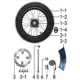 FRONT WHEEL ASSY