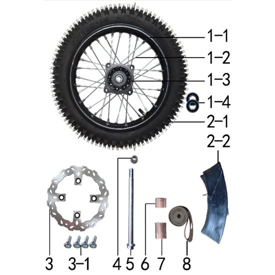 FRONT WHEEL ASSY