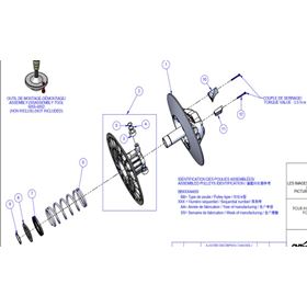 UTV CVTech Driven Pulley