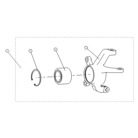 STEERING KNUCKLE LEFT