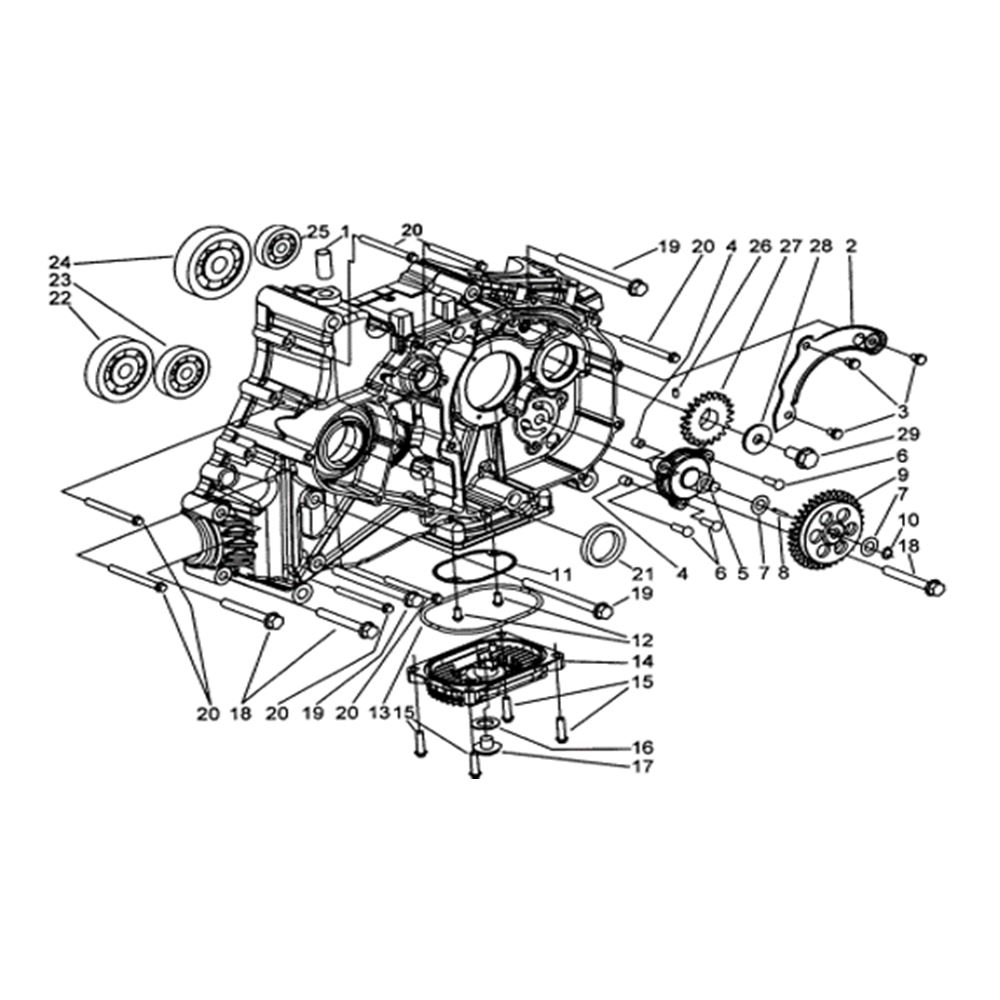R CRANK CASE
