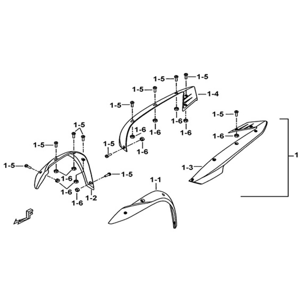 FENDER SIDE RAIL ASSY