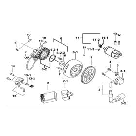 Starter. Magneto. Cdi. Coil