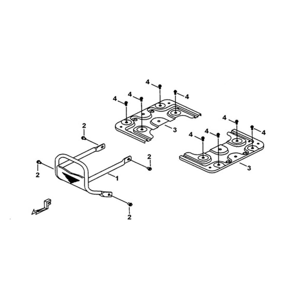 BUMPER & FOOTREST BRACKETS
