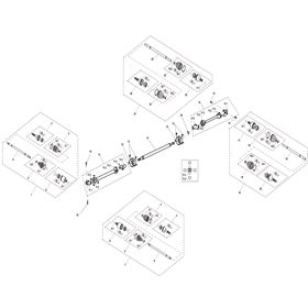 TRANSMISSION SYSTEM ASSEMBLY (NARROW VEHICLE VERSION