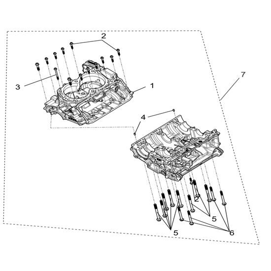 CRANKCASE SUB-ASSEMBLY