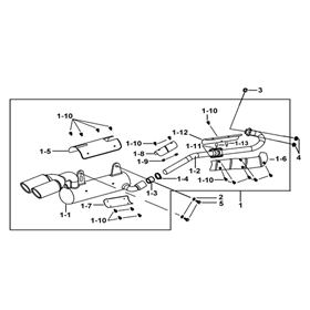 Muffler Assy For Before 007273 And After 008678
