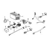 BATTERY. HORN. RELAYS. RECTIFIER