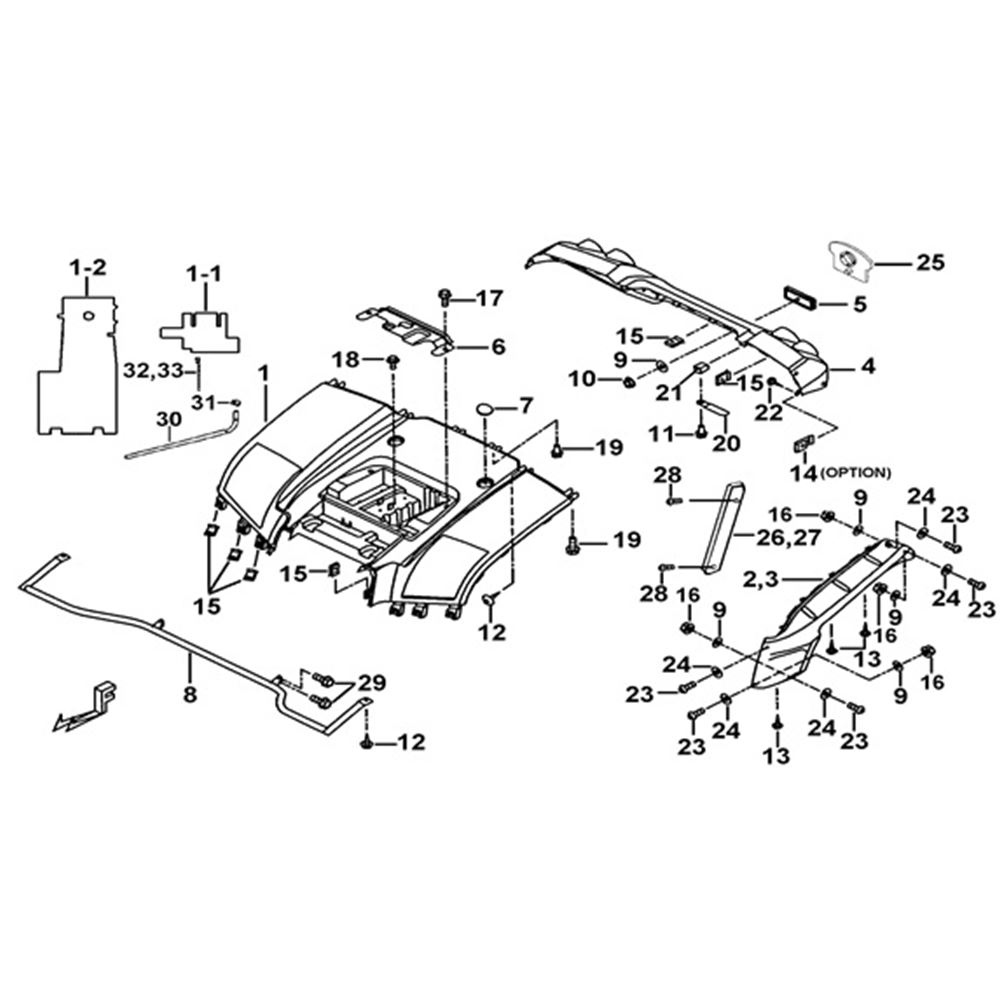 REAR BODY COVER
