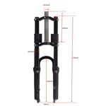A20 Pro Double Shoulder Hydraulic Adjustable Fork 685mm 